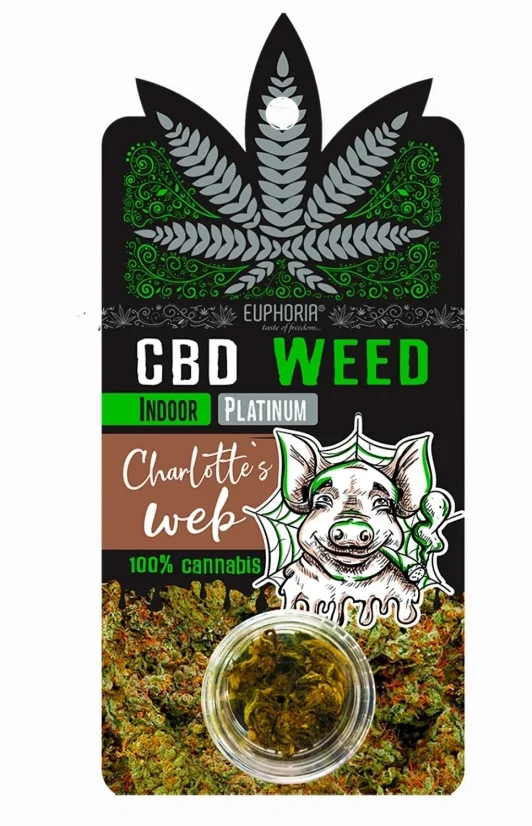 Euphoria CBD Weed Platinum Charlotte's Web, 0,7 g