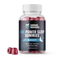 Cannabis Bakehouse CBD-kumit + melatoniini - Power Sleep, 60 kpl x 15 mg CBD, 125 g