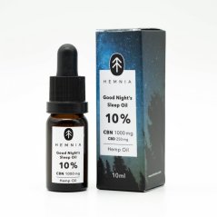 Hemnia Good Night´s Sleep Olej konopny 10%, 1000 mg CBN, 250 mg CBD, 10 ml