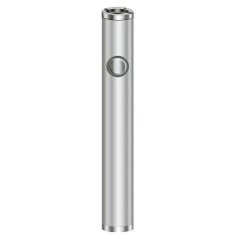 Батерия за CBD касета, 380 mAh, 510 резба, USB зарядно, сребриста