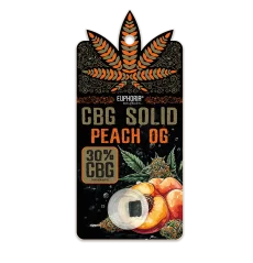 Euphoria Solid Hash Peach OG, CBG 30 %, 1 g