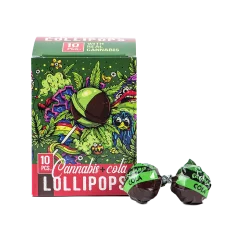 Euphoria Cannabis Lollipop in a box, cola flavour (10 x 12 g)