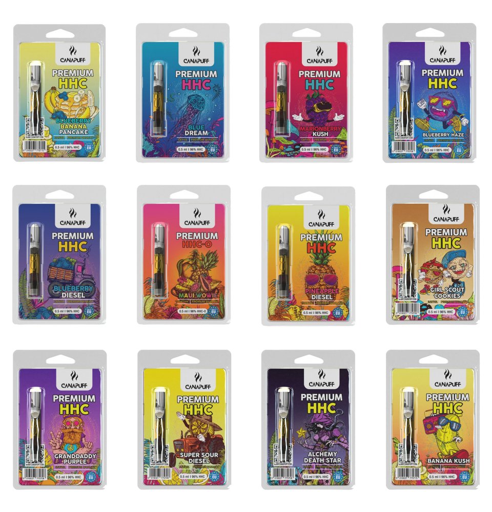 canapuff hhc vape CanaPuff Vape pen BLUEBERRY DIESEL 96% HHC, 1ml