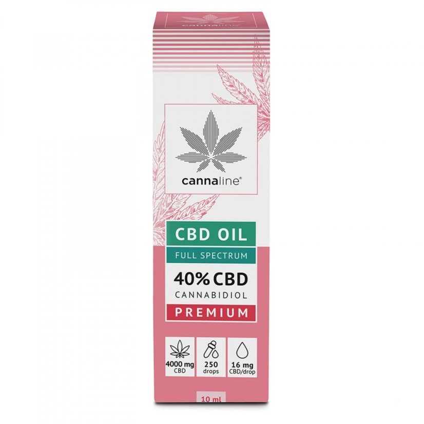 CANNALINE CBD hamppuöljy 40%, 4000 mg, 10 ml