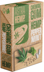 Astra cânepă gumă de mestecat canabis (fără zahăr), 24 g