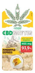 Euphoria Shatter Pineapple express (93mg - 465mg CBD), 0,1-0,5 g