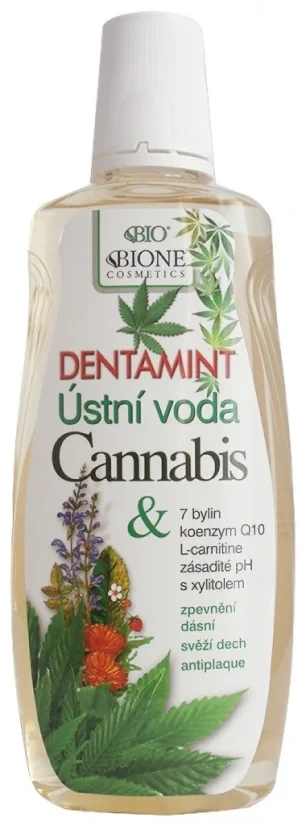Bione DENTAMINT kannabiksen suuvesi, 500 ml