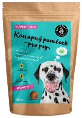 Zelená Země Konopný pamlsek pro psy - hovězí příchuť 100g