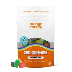 Orange County CBD Gummies Cubes, 95 buc, 4800 mg CBD, 500 g