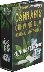 Kẹo cao su Cannabis White Widow Ice (Không đường), 24 g
