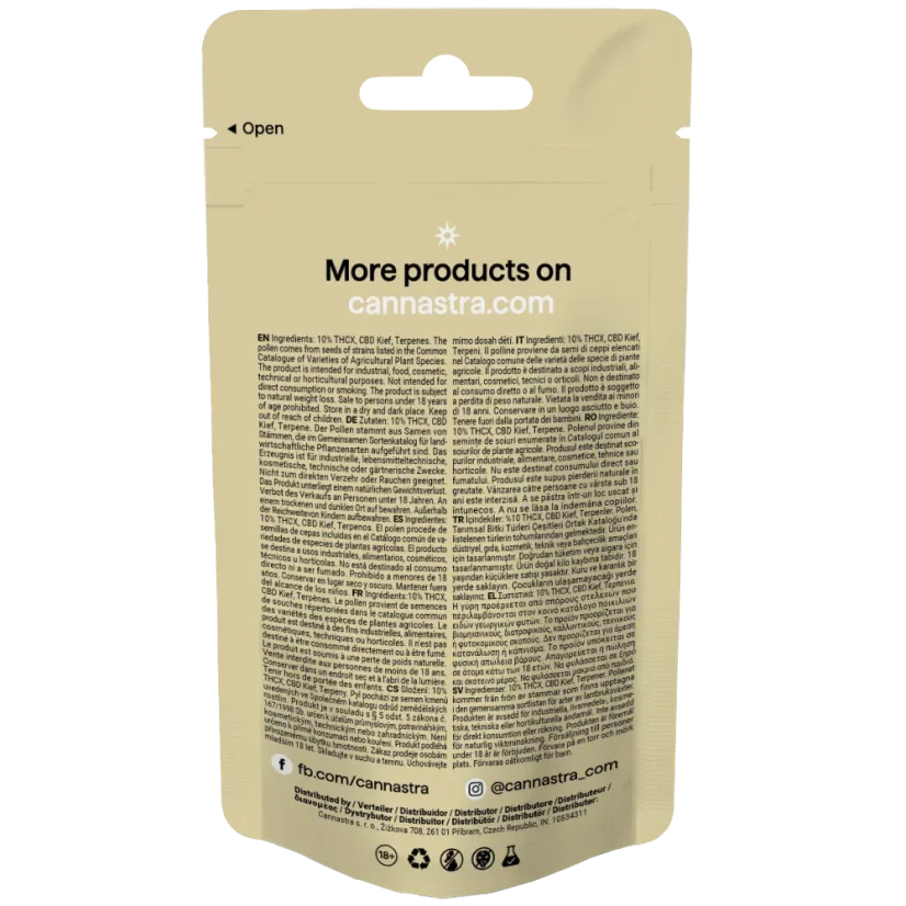 Cannastra THCX Hash Dark Nugget, 1 g – 100 g