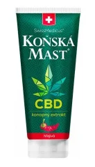 SwissMedicus Konská masť s CBD hrejivá 200ml