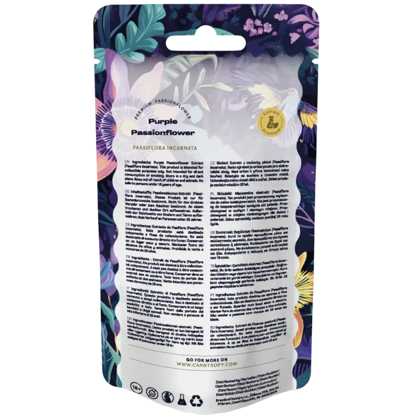 Canntropy Purple Passionflower (Passiflora incarnata) Extract, 5 % flavonoids,  5 g - 100 g