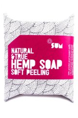 SUM sabun rami pengelupasan lembut Alami & Asli, 80 g