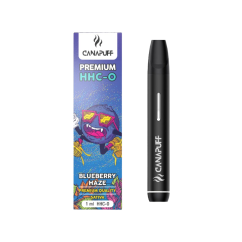 CanaPuff Mustikka Haze 96% HHCO - Kertakäyttöinen vape pen, 1 ml