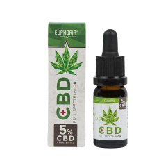 Euphoria CBD olej 5%, 10ml, 500 mg