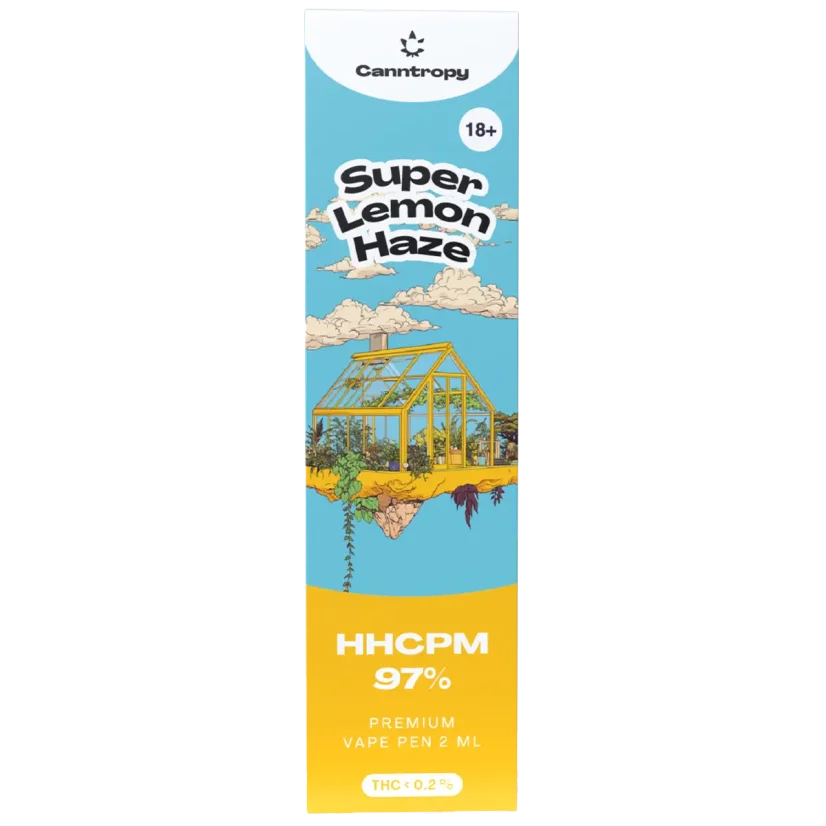 Canntropy HHCPM Vape Pen Super Lemon Haze, calitate HHCPM 97%, 2 ml