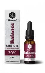 Happease Balance CBD Oil Strawberry Field, 30 % CBD, 3000 mg, 10 ml