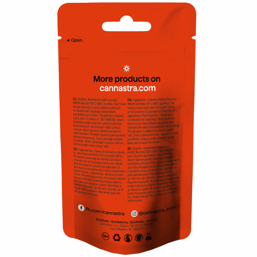 Cannastra HHCH Taikuuden kukkaväri, HHCH 95 % laatu, 1g - 100g