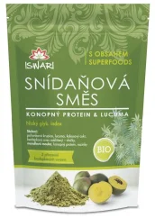 Iswari aamiaissekoitus BIO Hamppuproteiini - Lucuma Bio 360g