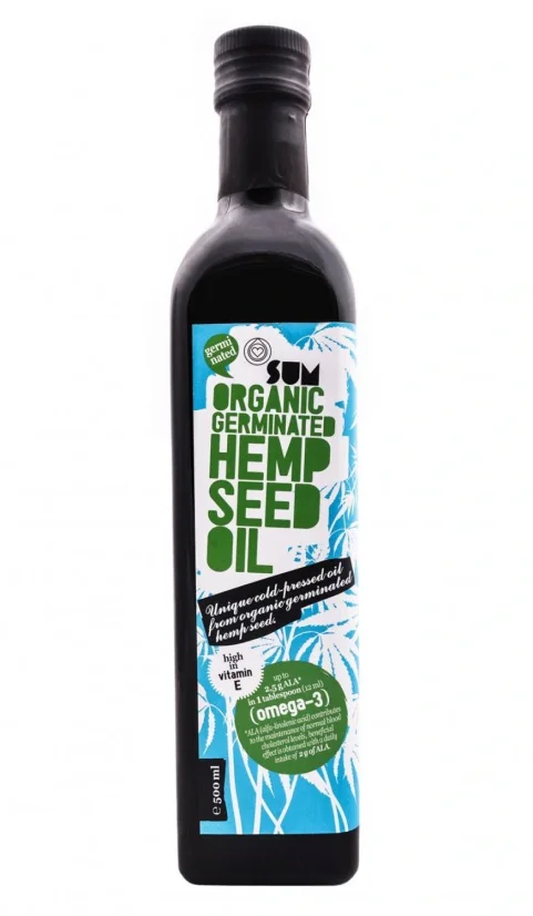SUM Hamppuöljy itäneistä siemenistä BIO 500ml