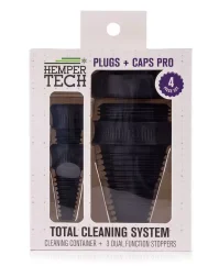 HEMPER Cleaning Plugs + Caps PRO - musta