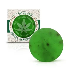 Cannaline Bylinné Harmony Ručne vyrobené mydlo s CBD, 100 mg CBD