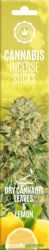 Kannabiksen suitsuketikut Kuiva kannabis ja sitruuna