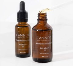 Cannor Ravitseva ja rauhoittava eliksiiri – hius- ja partaöljy – 50 ml