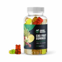 Cannabis Bakehouse CBD-hedelmäkumit, 60 kpl, 900 mg CBD, 125 g