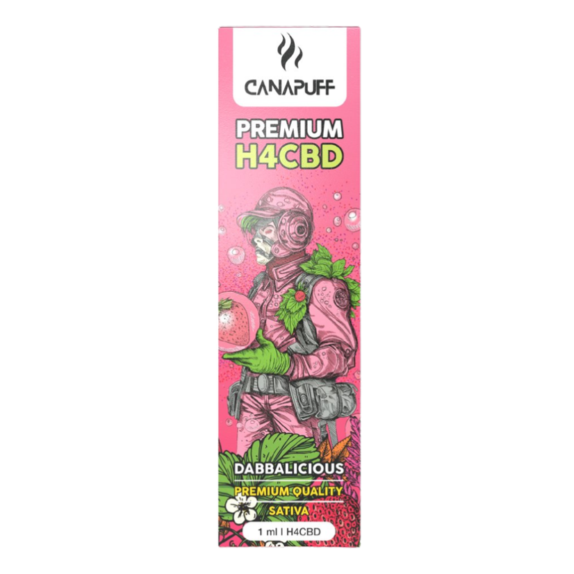 dabbalicious disposable vape CanaPuff Dabbalicious 96 % H4CBD