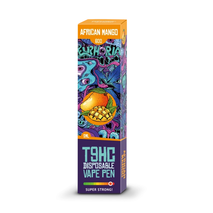 Euphoria T9HC Disposable Vape Pen African Mango, 2 ml