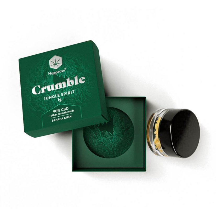Happease - Extrakt Jungle Spirit Crumble, 90% CBD, 1 g