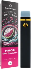 Canntropy HHCH kertakäyttöinen vape Pen Watermelon Zkittles, HHCH laatu 95 %, 1 ml