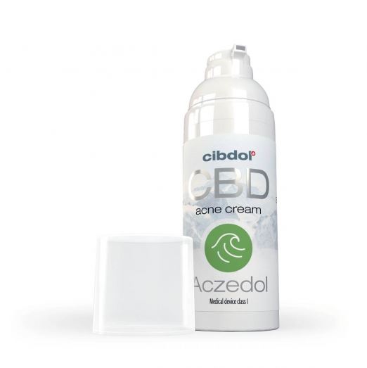 Cibdol Aczedol CBD krém na akné, 100 mg, 50 ml