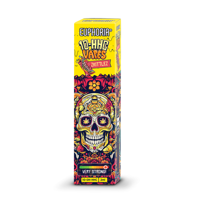 Euphoria 10-OH-HHC kertakäyttöinen Vape Pen Zkittlez, 95 % 10-OH-HHC, 2 ml