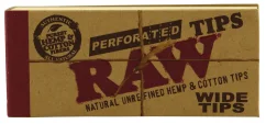 RAW Perforované široké hroty Nebielené široké filtre