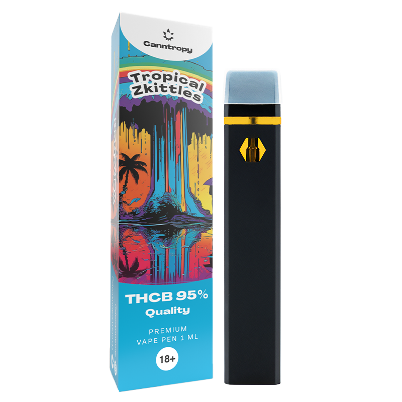 thcb vape Canntropy THCB Vape Pen Tropical Zkittles, THCB 95% quality, 1 ml