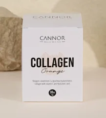 Cannor Collagen with Hyaluronic Acid, Orange, Treatment for 30 Days, 30 Sachets, 150 g