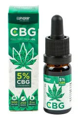 Euphoria CBG:CBD hennepolie 5%, 500:100 mg, 10 ml