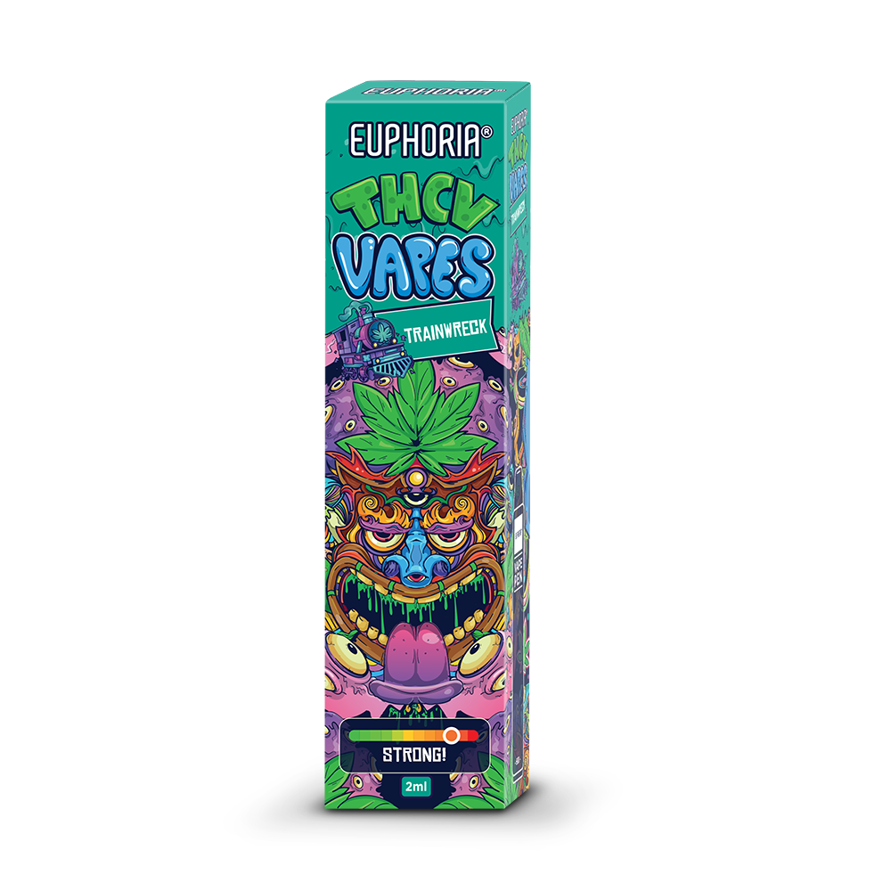 thcv vape Euphoria THCV Disposable Vape Pen Trainwreck, 98% THCV 2 ml