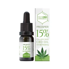 MediCBD CBD olej Prosper, 15 % CBD, 1500 mg, 10 ml