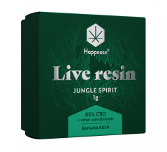 Happease - Extracto Espíritu de la selva Resina viva, 85% CDB, 1g