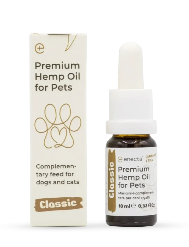 * Enecta CBD konopný olej pre zvieratá 5%, 500 mg, 10 ml