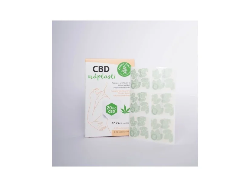 Zelena Zeme CBD-laastarit 12 kpl