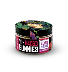 Euphoria Gummies H4CBD Fraise, 10 pièces x 40 mg, 400 mg