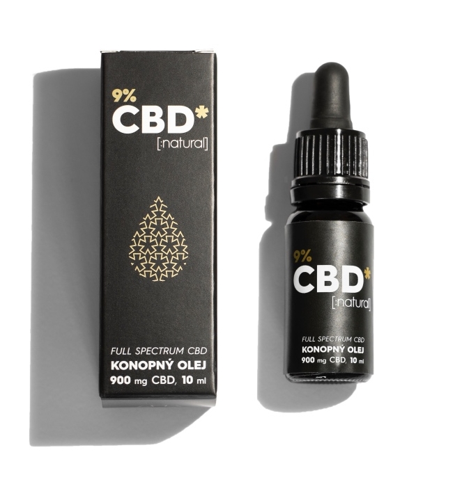 CBD Star Konopný CBD olej NATURAL 10%, 10 ml, 1000 mg