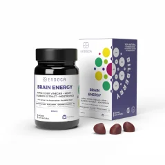 Endoca CBD gumené cukríky Brain Energy, 40 mg CBD, čučoriedková príchuť, 30 ks, 60 g