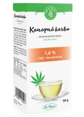 Zelena Zeme CBD Ceai de cânepă porționat, 1,6% CBD, 30 g