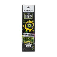 CanaPuff Durban Poison 96% HHCP - Disposable vape pen, 1 ml